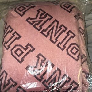 Pink cozy plush Blanket